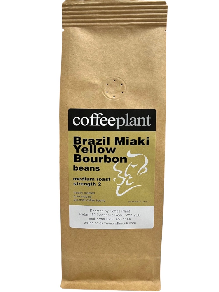 Brasil Miaki PN Yellow Bourbon in 250g Coffee Beans Valve Pack